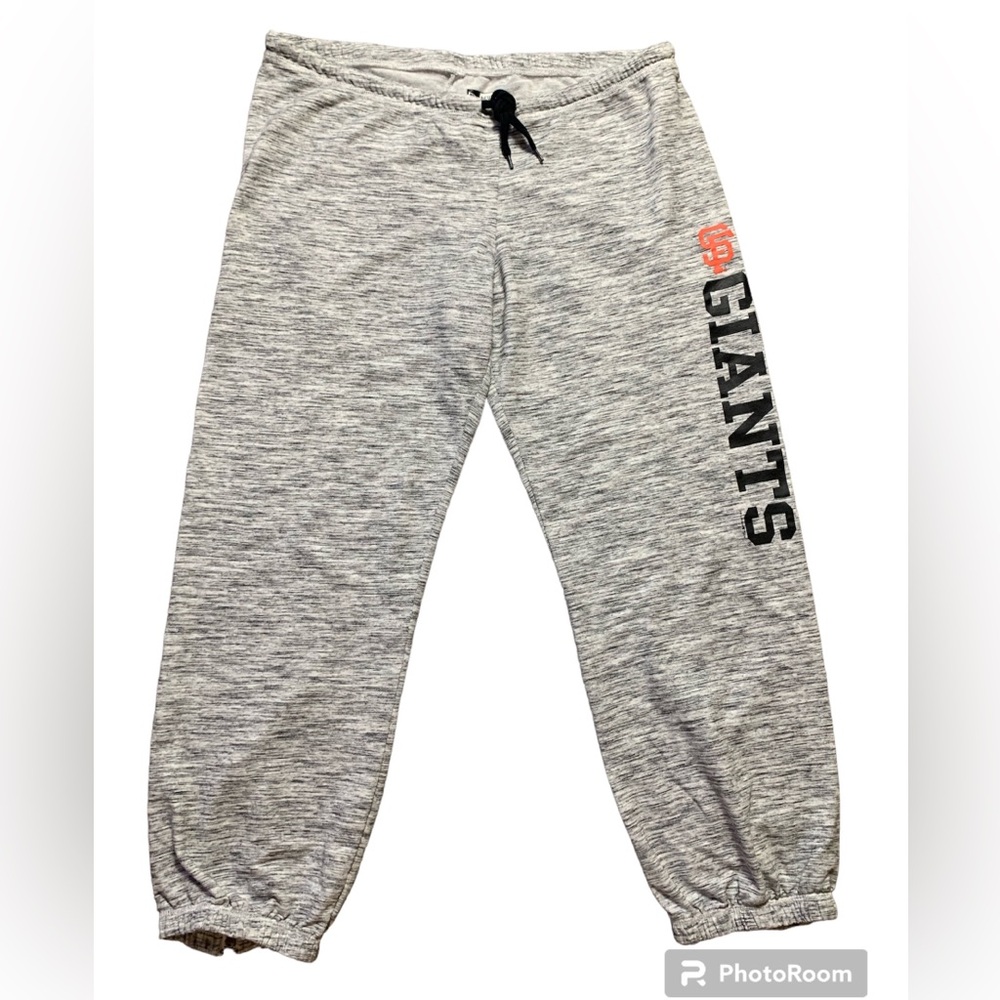 New‎ Era Mens San Francisco Giants Joggers Gray Space Dye Sweatpants XL